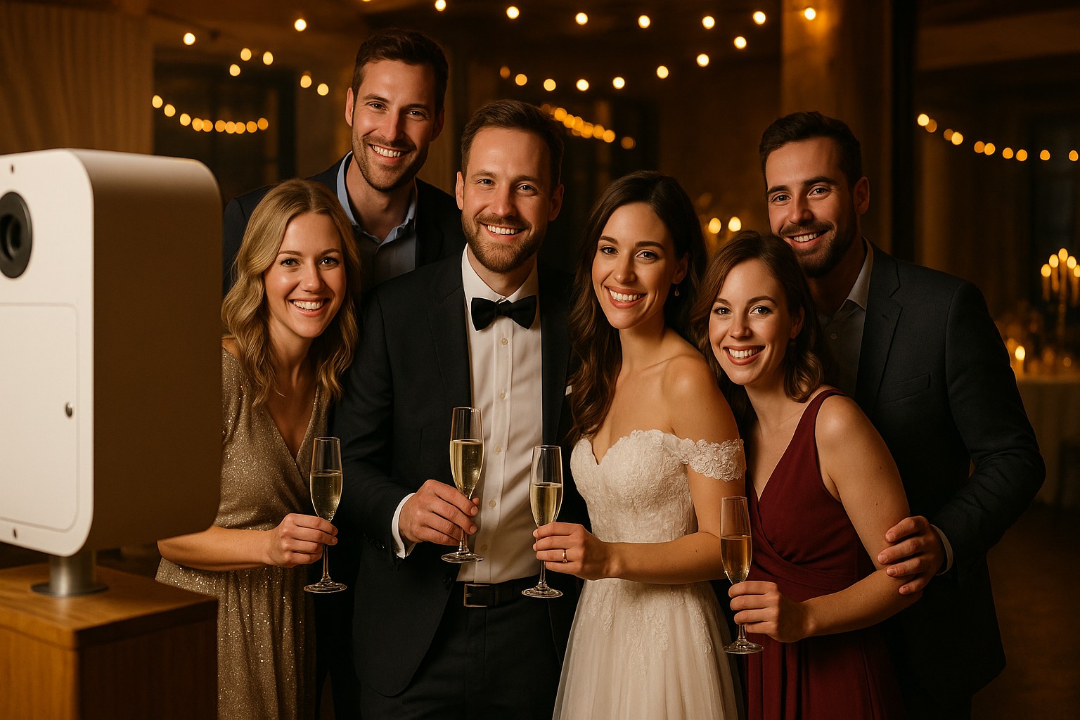 Hero-Bild Fotobox leihen – Fotobox auf Hochzeit in Sachsen